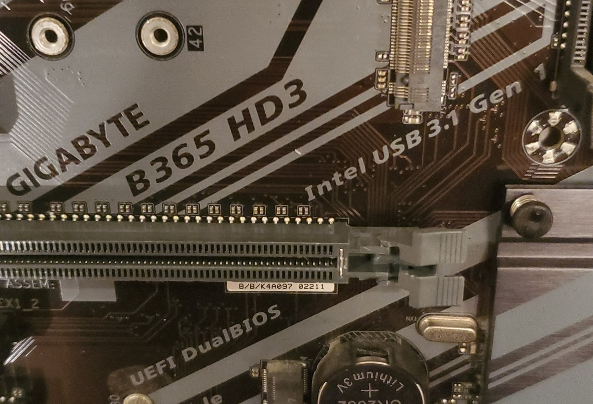 Gigabyte hot sale b365 motherboard