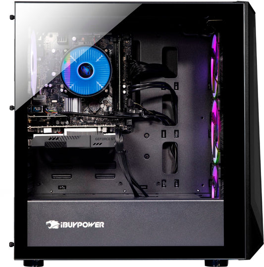 iBUYPOWER - Trace MR Gaming Desktop Intel Core i3 - 9100F / GTX 1650